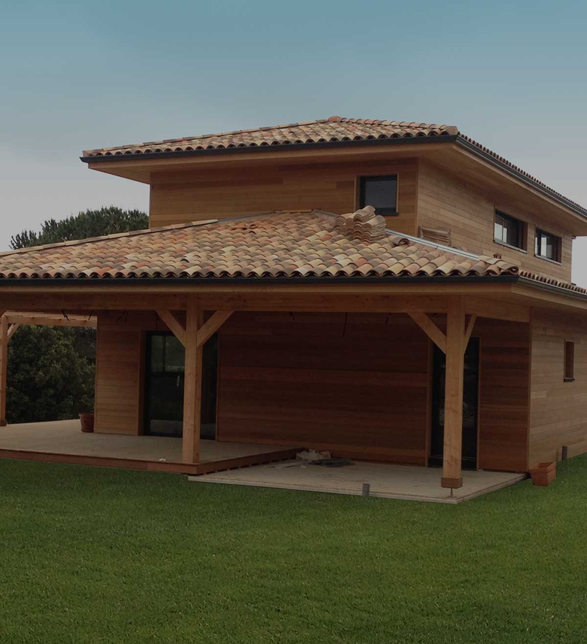 Réalisation bois à Lumio