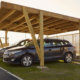 pergola abris de voitures en bois projet de Corse Solutions Bois
