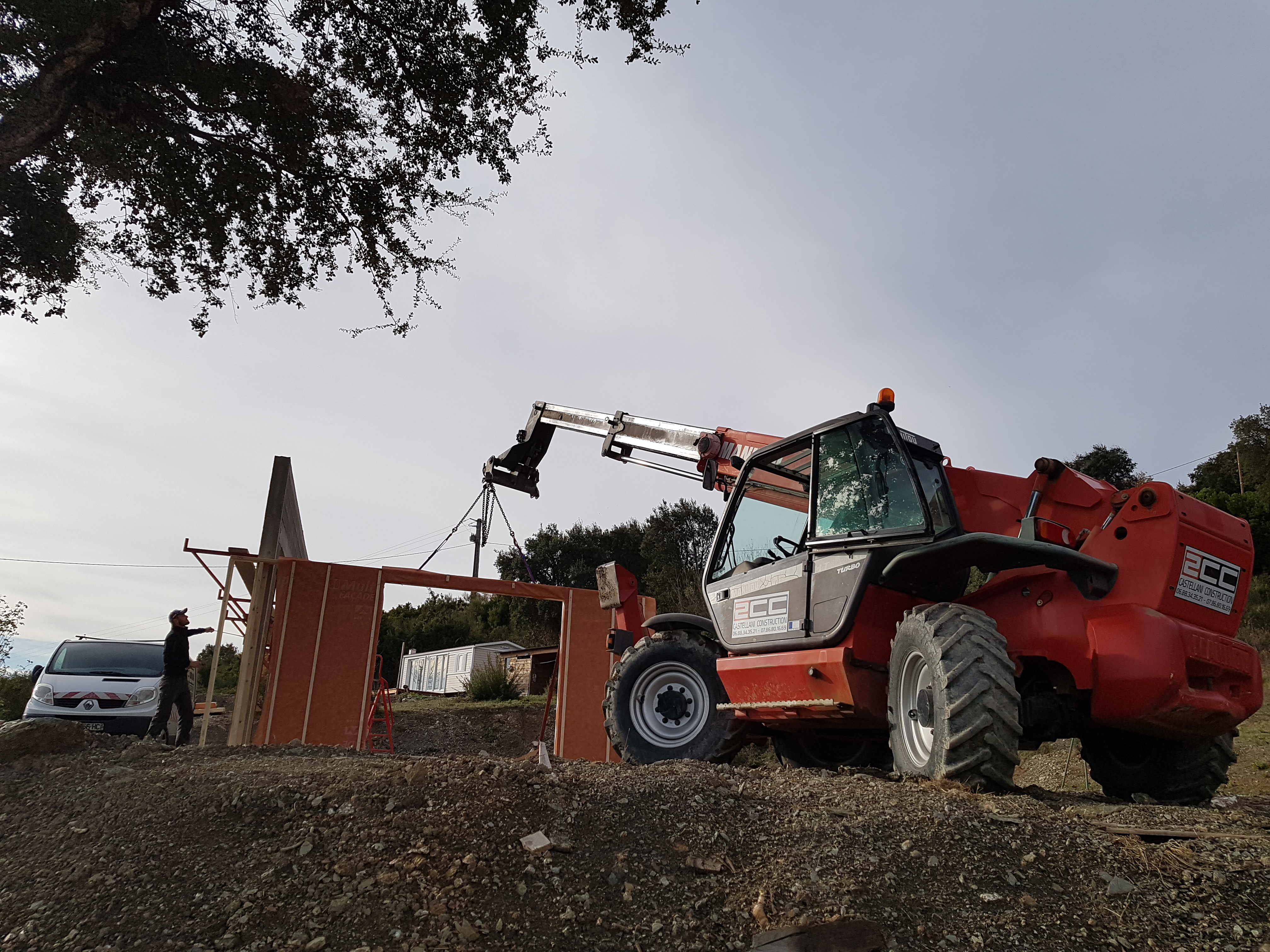 Réalisation bois à Olmeto
