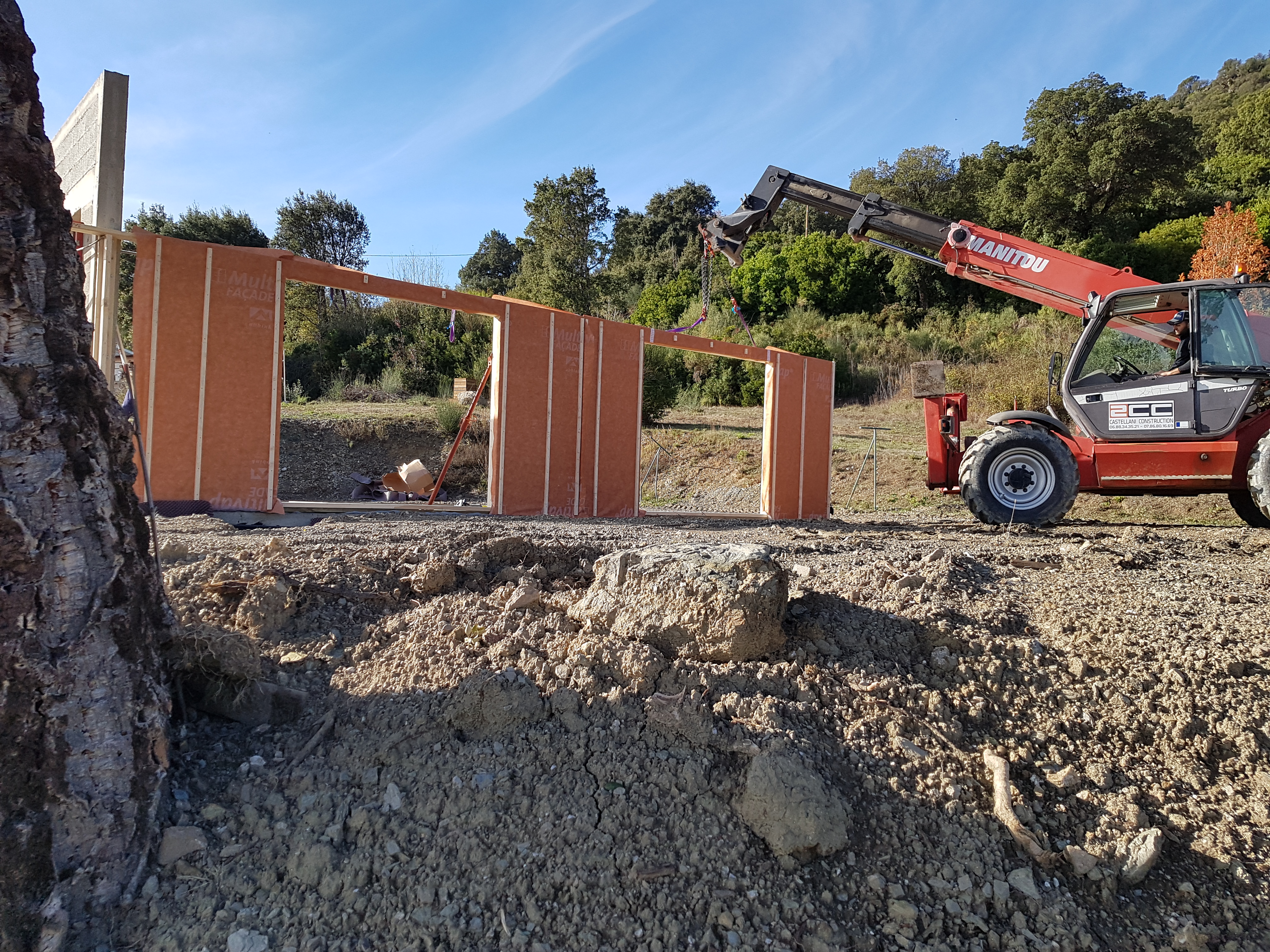 Extension bois à Morosaglia