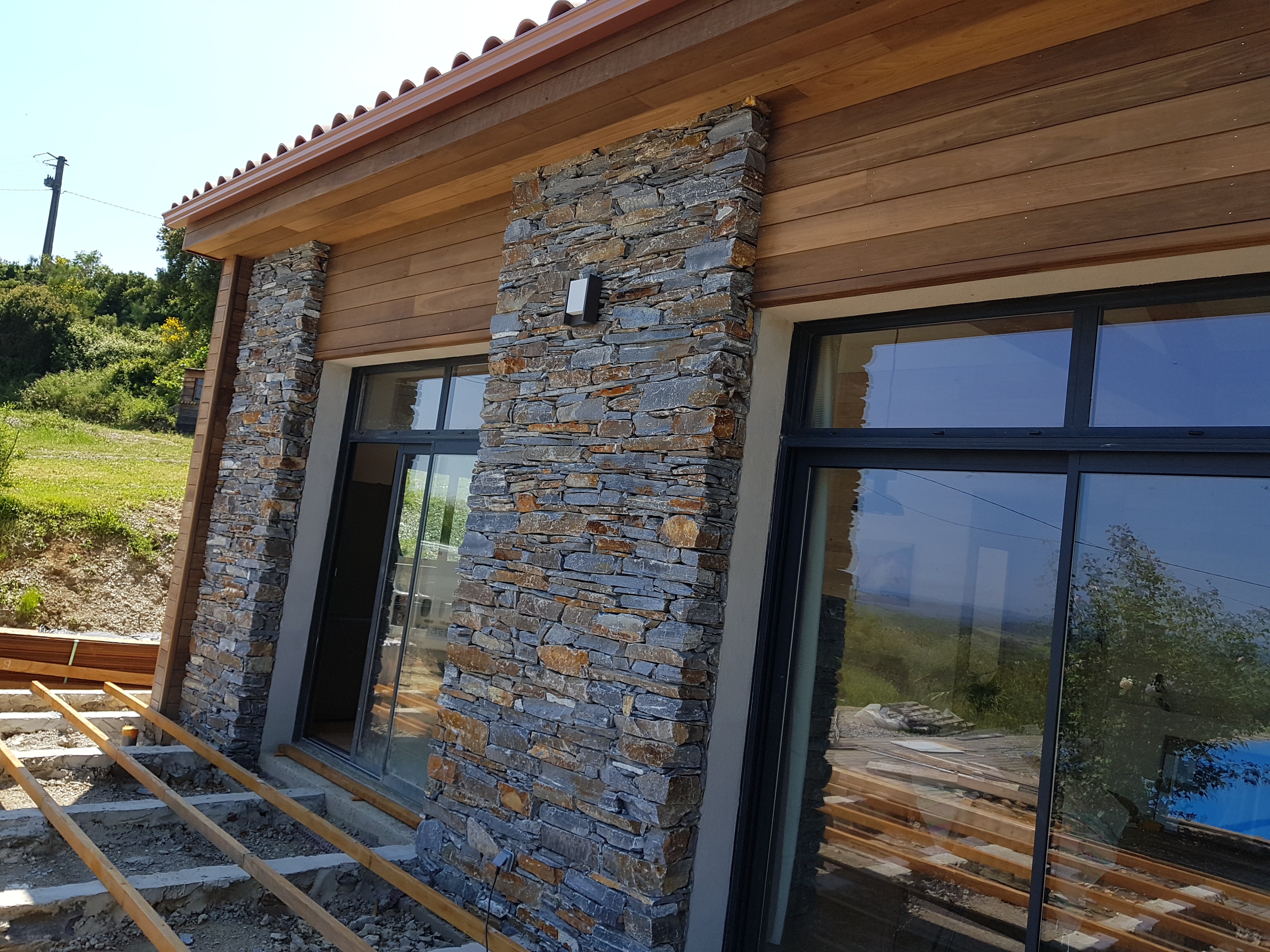Réalisation bois à Levie
