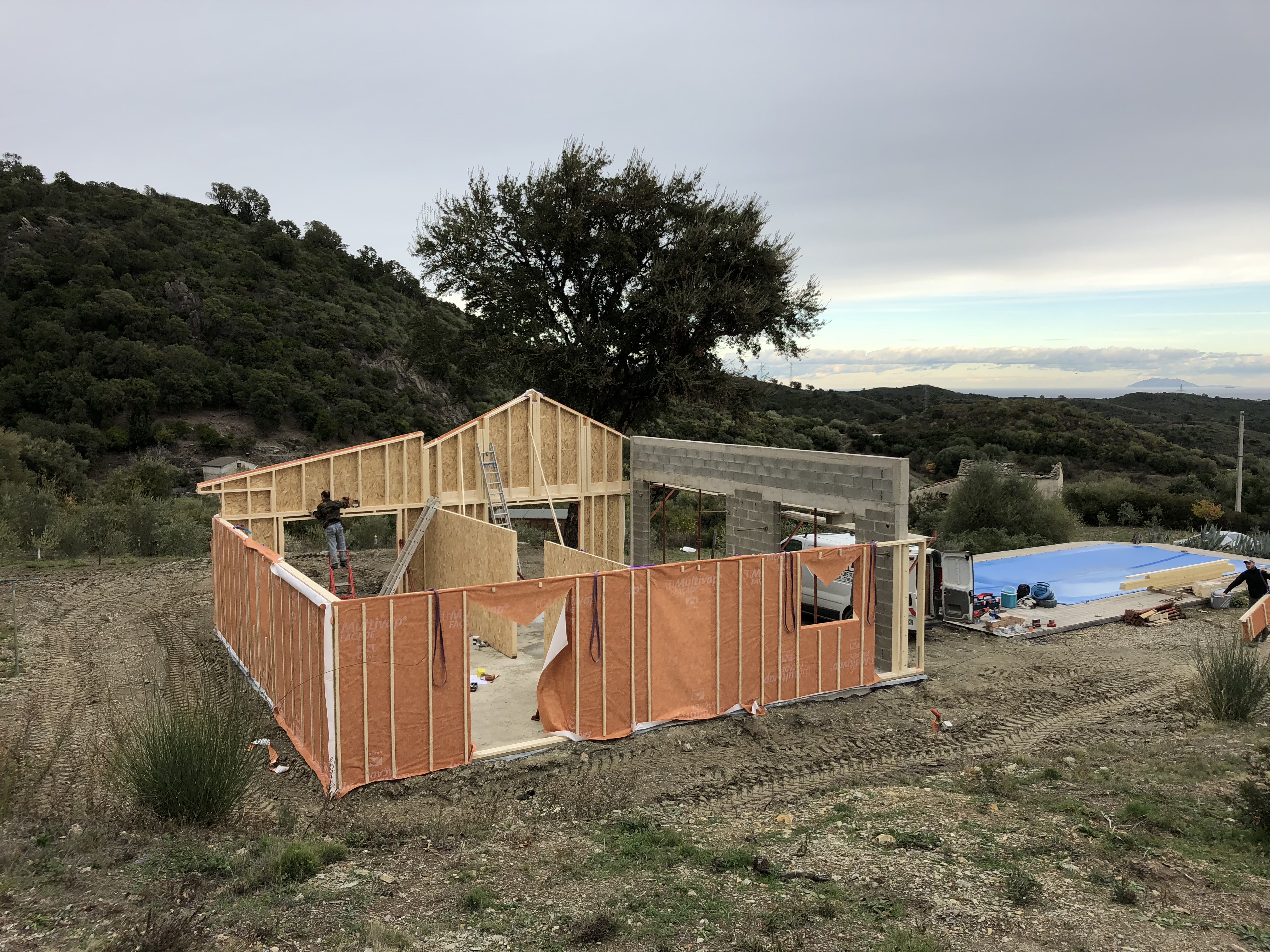 Réalisation bois à Olmeto