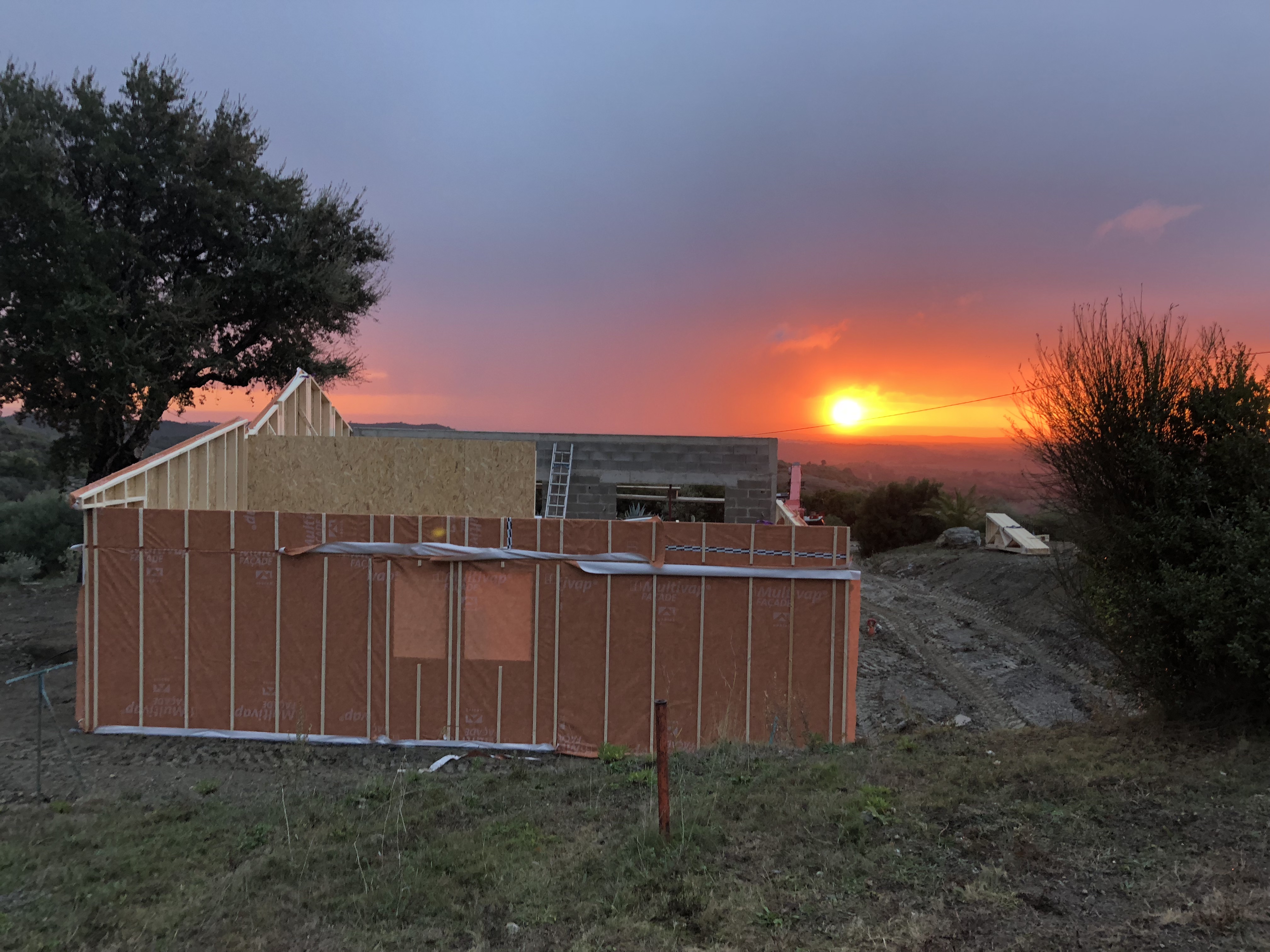 Extension bois à Morosaglia