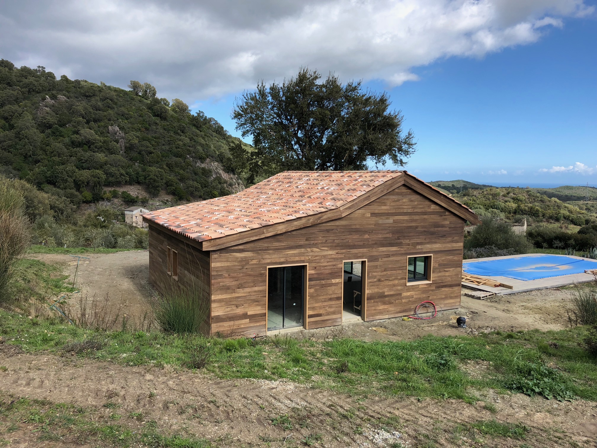 Réalisation bois à Ventiseri