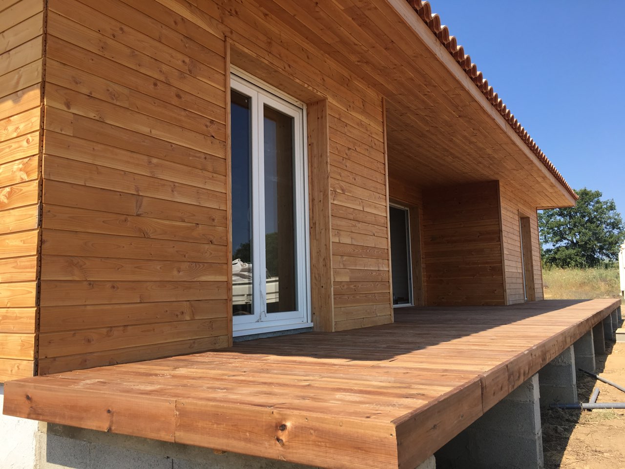 Réalisation bois à Pietrosella