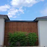 claustra en bois brise vue
